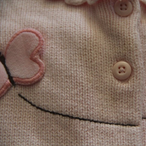 Gymboree Girls (3 Piece) Size 18-24 Months/2T Pink Hotdog Sweater Set - Used - Picture 7 of 10